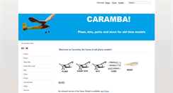 Desktop Screenshot of carambamodels.com