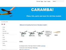 Tablet Screenshot of carambamodels.com